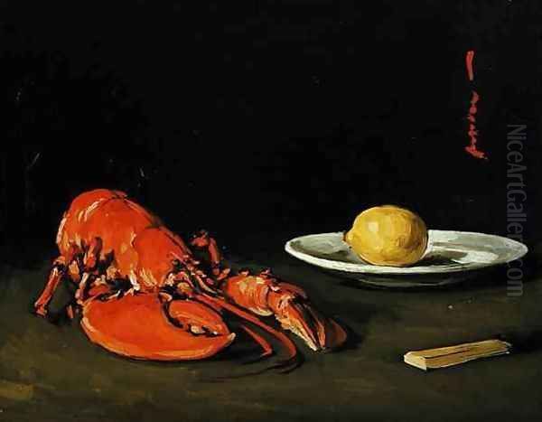 The Lobster, c.1901 Oil Painting by Samuel John Peploe