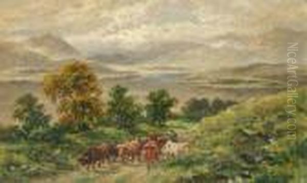 Pascolo Oil Painting by William Langley