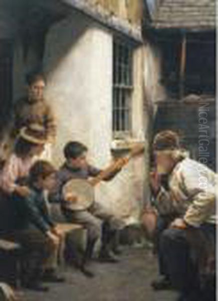 A Cousin From Town Oil Painting by William Langley