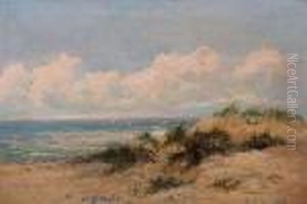 Sand Dunes Oil Painting by William Langley