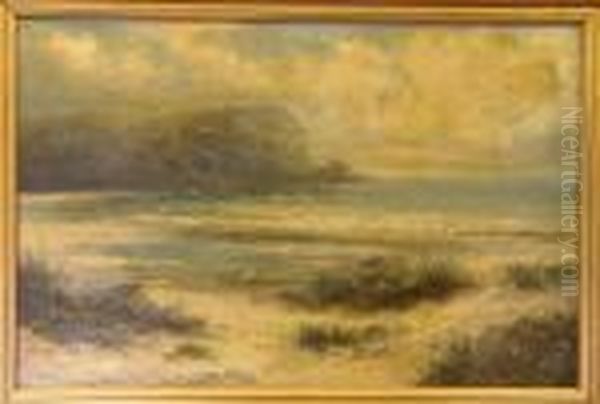 Coastal Scene, Signed 'william Langley' Oil Painting by William Langley