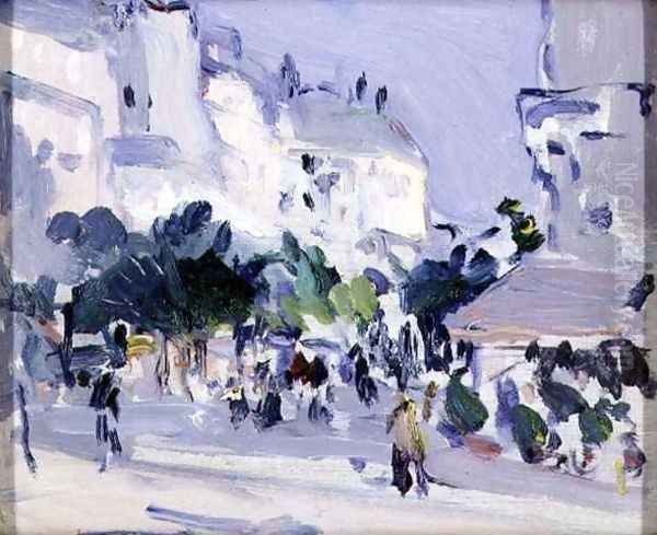 Paris Plage Oil Painting by Samuel John Peploe