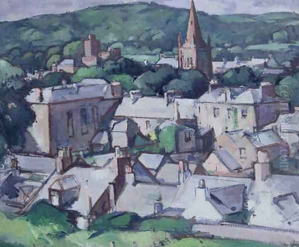 Kirkcudbright Oil Painting by Samuel John Peploe