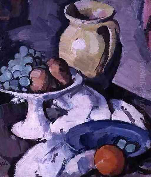 The Yellow Jug, c.1930 Oil Painting by Samuel John Peploe