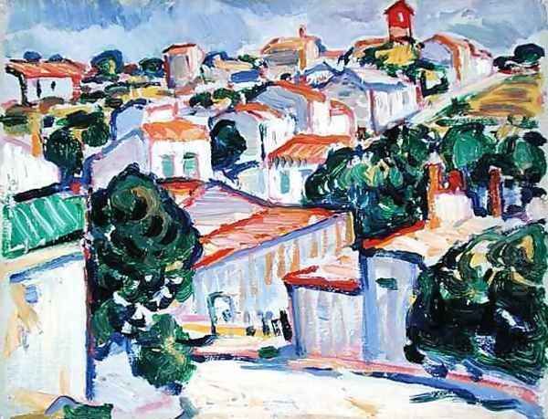 Royan, 1910 Oil Painting by Samuel John Peploe