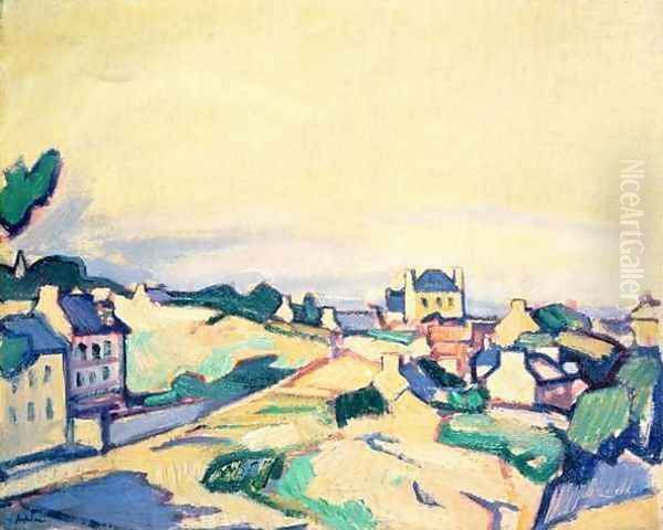 The Island of Brehat, 1911 Oil Painting by Samuel John Peploe