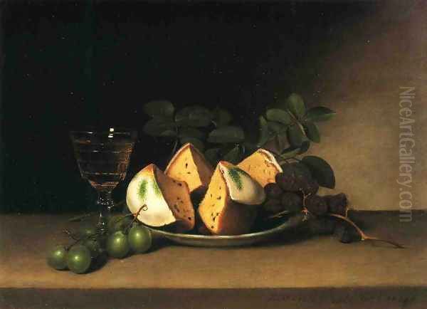 Still Life with Cake Oil Painting by Raphaelle Peale