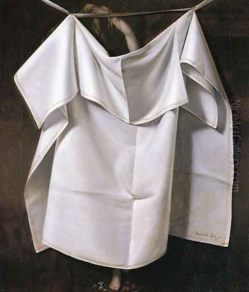 Venus Rising from the Sea - A Deception (or After the Bath) Oil Painting by Raphaelle Peale