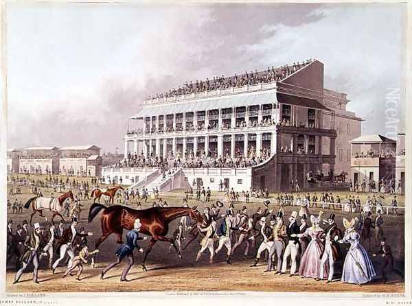 Bay Middleton, Winner of the Derby, 1836 Oil Painting by James Pollard