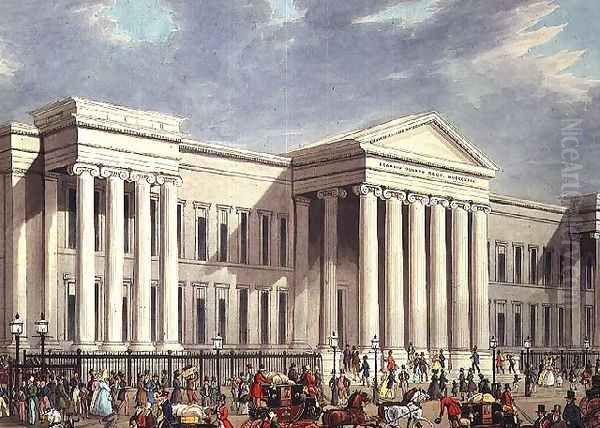 The Royal Mails departure from The General PostOffice, London Oil Painting by James Pollard