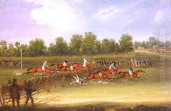 St Albans Tally-Ho Stakes, May 22nd 1834 Oil Painting by James Pollard