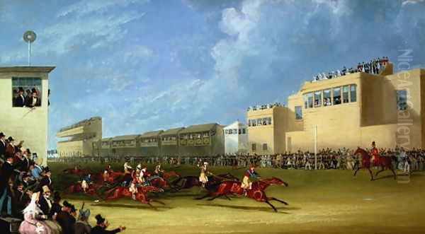 The Ascot Gold Cup, 1834 Oil Painting by James Pollard