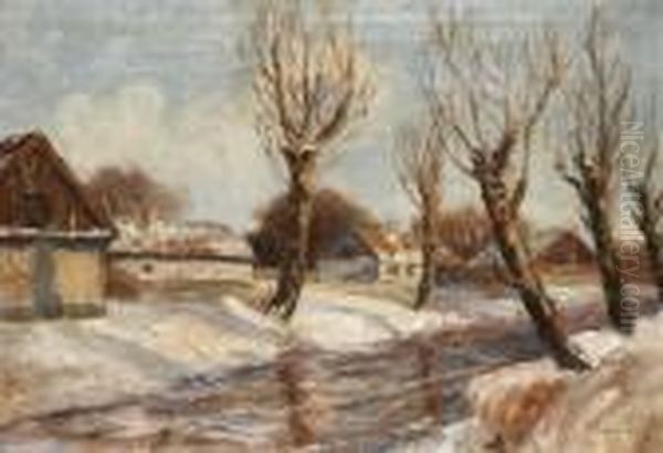 Paysage Oil Painting by Georges Lapchine