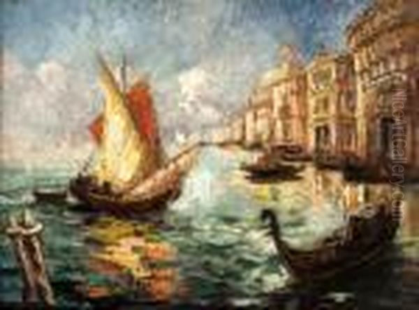 Venise Oil Painting by Georges Lapchine