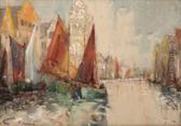 Venise Oil Painting by Georges Lapchine