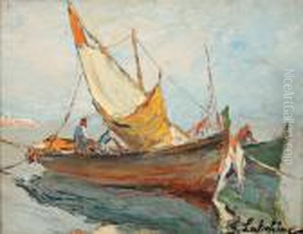 Marine Du Midi Oil Painting by Georges Lapchine