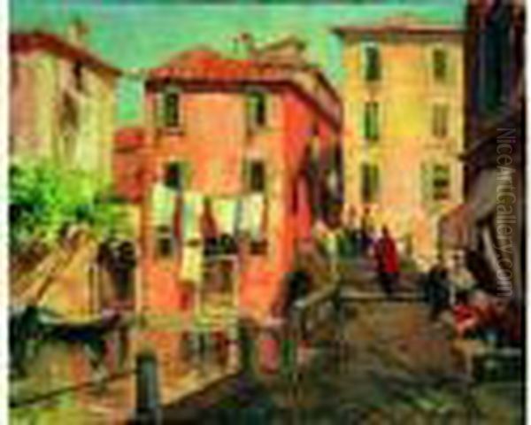 Venise Oil Painting by Georges Lapchine