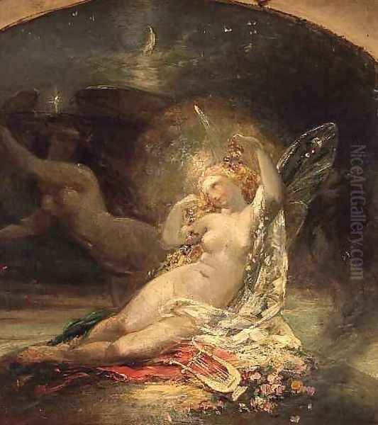 The Fairy Queen Oil Painting by Sir Joseph Noel Paton