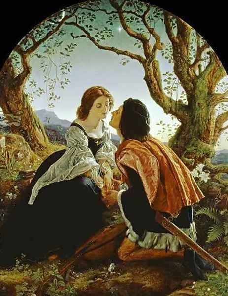 Hesperus, the Evening Star, Sacred to Lovers, 1855 Oil Painting by Sir Joseph Noel Paton