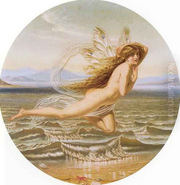 Under the Sea I Oil Painting by Sir Joseph Noel Paton