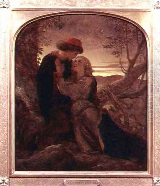 Lovers Tryst Oil Painting by Sir Joseph Noel Paton