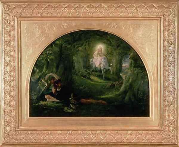 La Belle Dame Sans Merci The Story of Thomas Rhymer Oil Painting by Sir Joseph Noel Paton