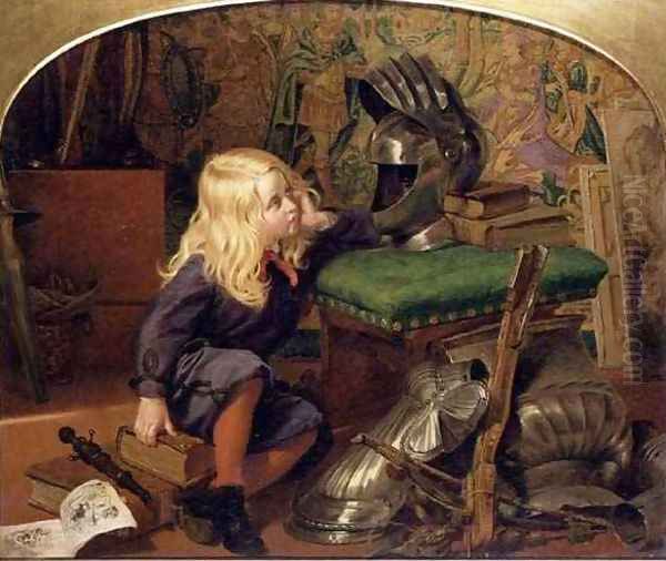 I Wonder who Lived in There Oil Painting by Sir Joseph Noel Paton