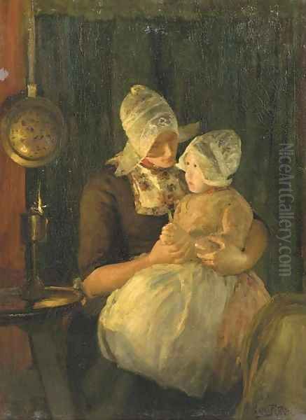 Mummy's sweatheart Oil Painting by Evert Pieters