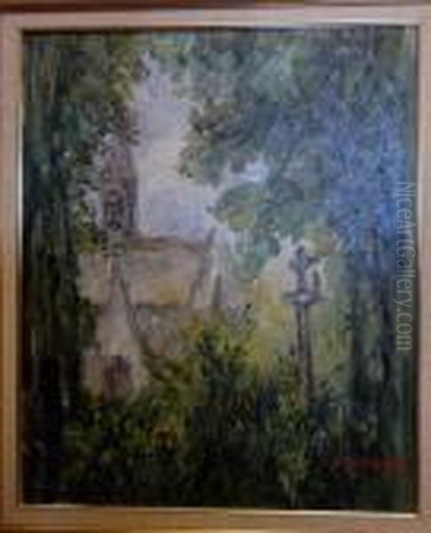 Chapelle De La Cote De Grace Oil Painting by Pierre Laprade