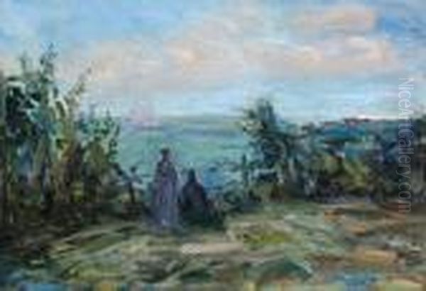 Soir, Gallea Pres Saint Nazaire Oil Painting by Pierre Laprade