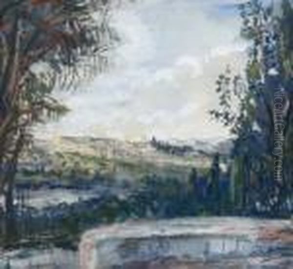 Villeneuve-les-avignon Oil Painting by Pierre Laprade