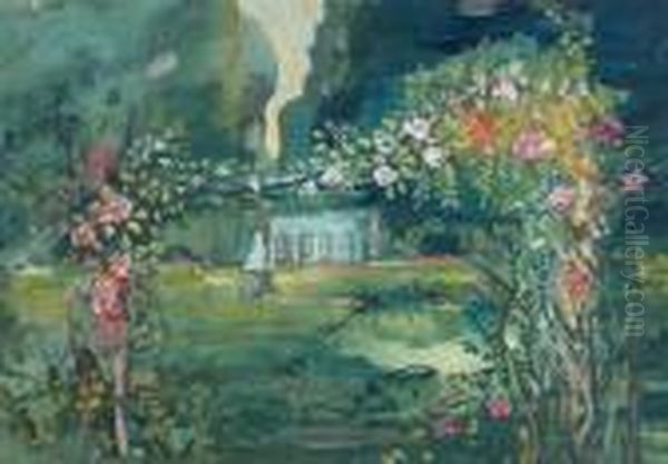 Le Petit Trianon Oil Painting by Pierre Laprade