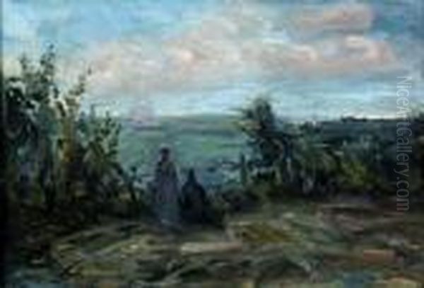 Soir Pres De Saint Nazaire Oil Painting by Pierre Laprade