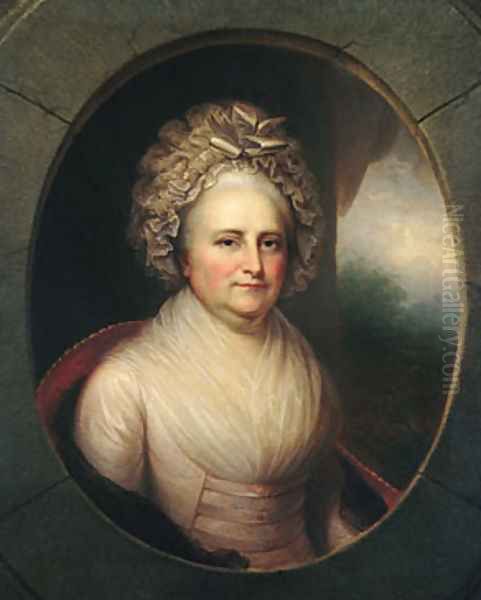 Martha Washington Oil Painting by Rembrandt Peale