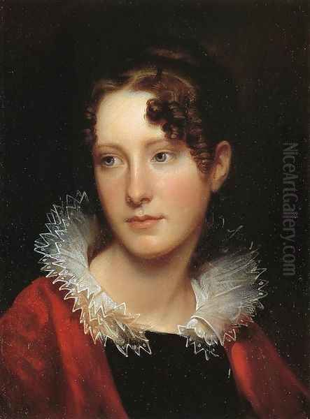 Portrait of Rosalba Peale Oil Painting by Rembrandt Peale