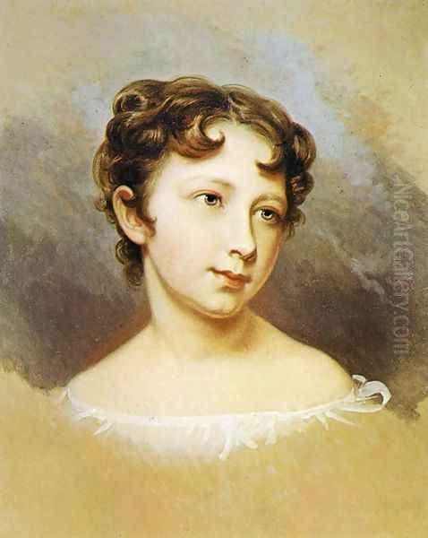 Portrait of Mary Jane Peale Oil Painting by Rembrandt Peale