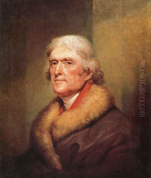 Thomas Jefferson Oil Painting by Rembrandt Peale