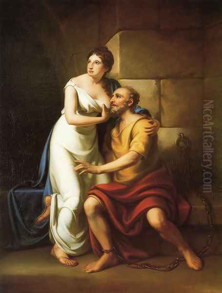 The Roman Daughter Oil Painting by Rembrandt Peale