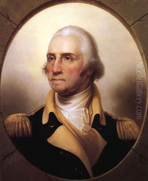 Portrait of George Washington I Oil Painting by Rembrandt Peale