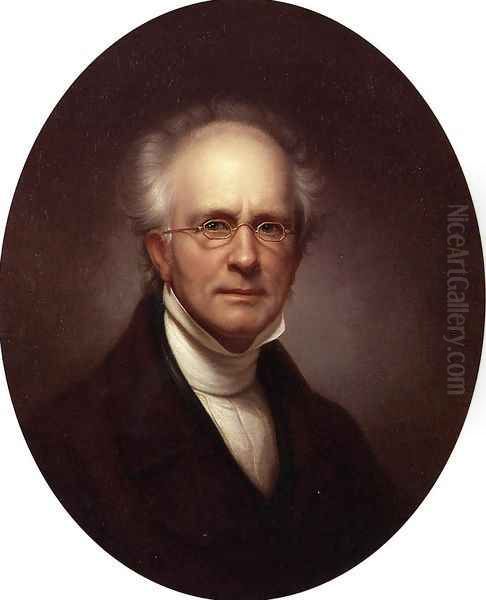 Self Portrait Oil Painting by Rembrandt Peale