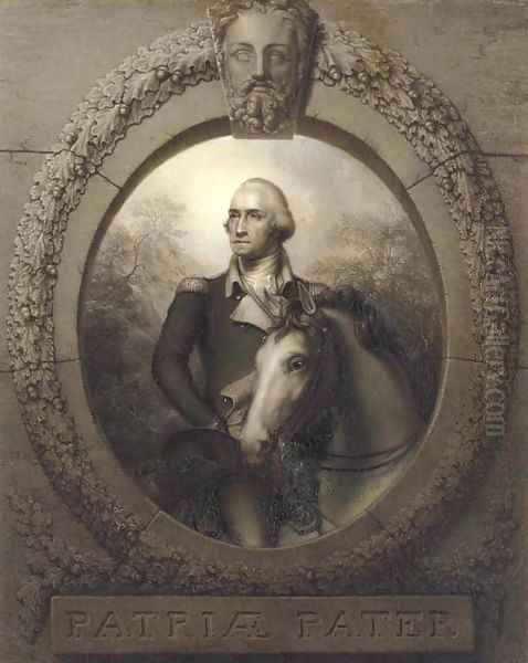 Equestrian Portrait of George Washington 2 Oil Painting by Rembrandt Peale