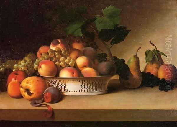 An Abundance of Fruit Oil Painting by James Peale