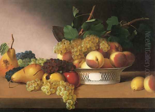 Still Life with Fruit II Oil Painting by James Peale