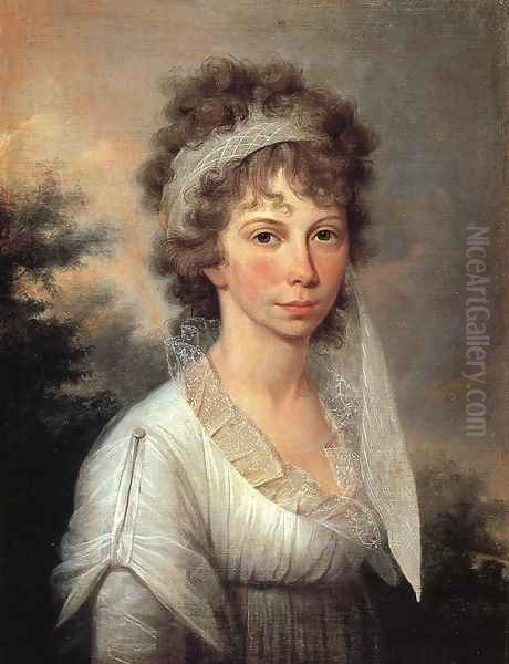 Jane Ramsay Peale Oil Painting by James Peale