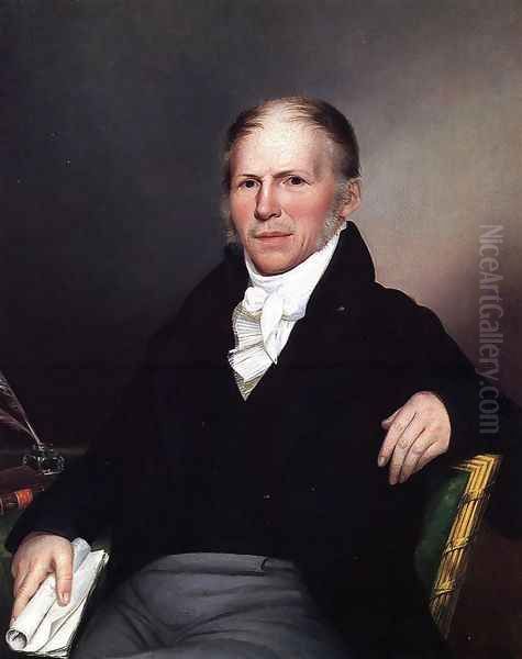 Portrait of William Young Oil Painting by James Peale