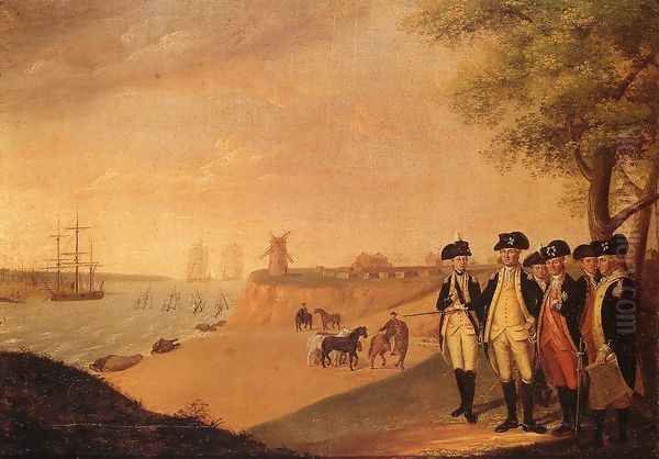 The Generals at Yorktown Oil Painting by James Peale