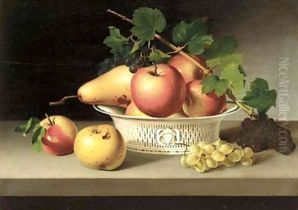 Fruits of Autumn Oil Painting by James Peale