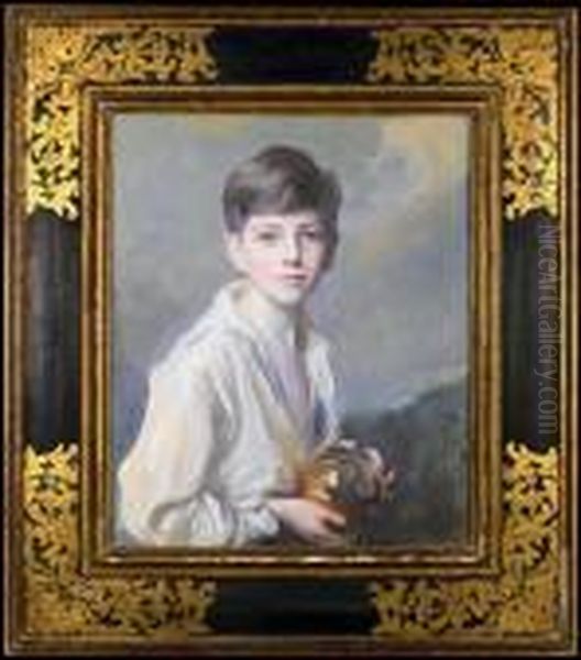 Portrait Of Raymond P. Johnson-ferguson Oil Painting by Philip Alexius De Laszlo