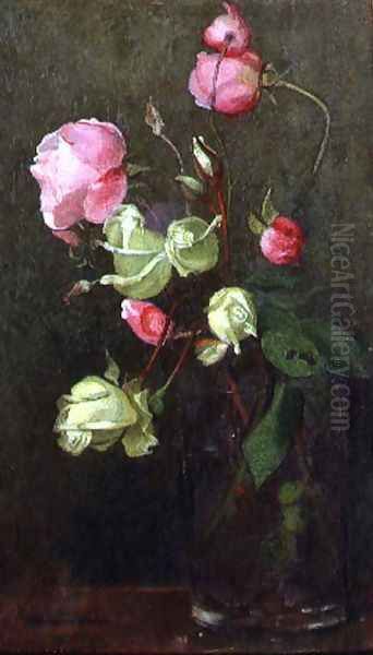 Roses Oil Painting by Marianne Preindelsberger Stokes