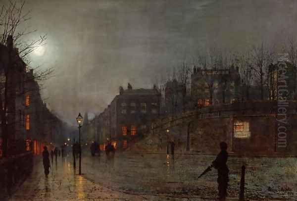 Going Home at Dusk 1882 Oil Painting by Marianne Preindelsberger Stokes